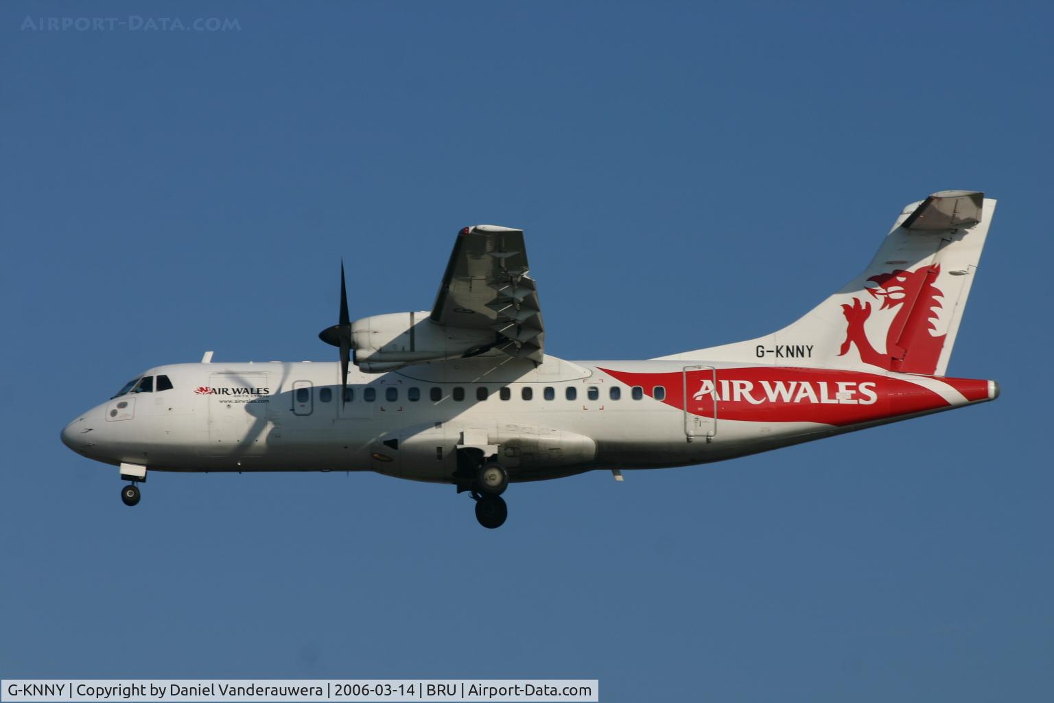 G-KNNY, 1993 ATR 42-320 C/N 346, arrival of flight 6G750 from Cardiff