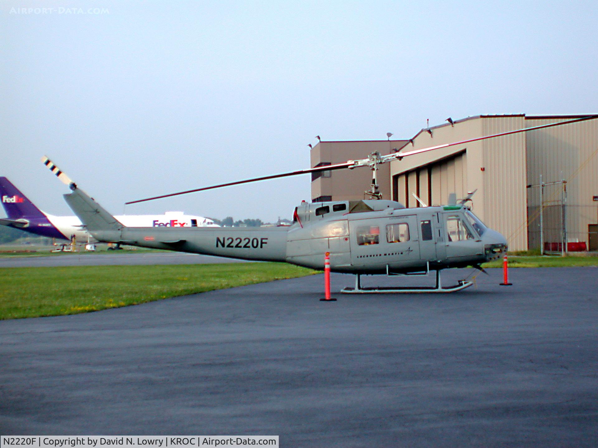 N2220F, 1963 Bell UH-1H Iroquois C/N 4155 (63-12959), at KROC