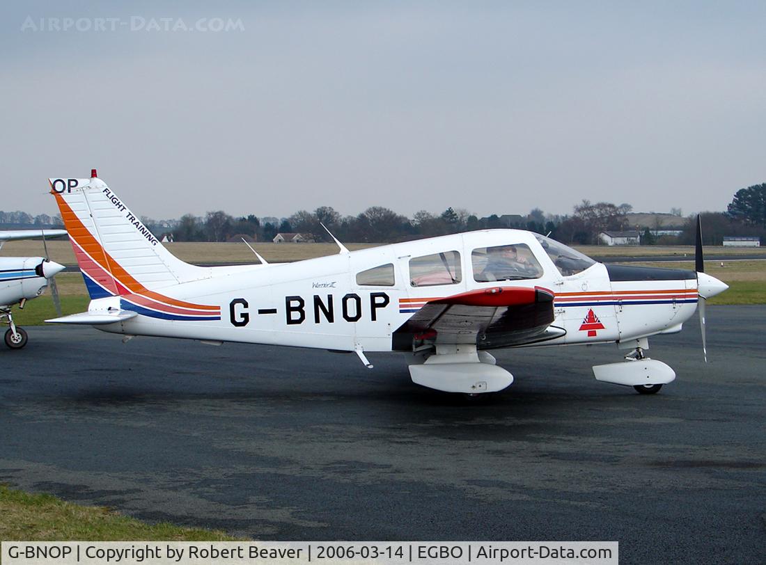 G-BNOP, 1987 Piper PA-28-161 Cherokee Warrior II C/N 2816027, Piper PA-28-161 Warrior II (Halfpenny Green)