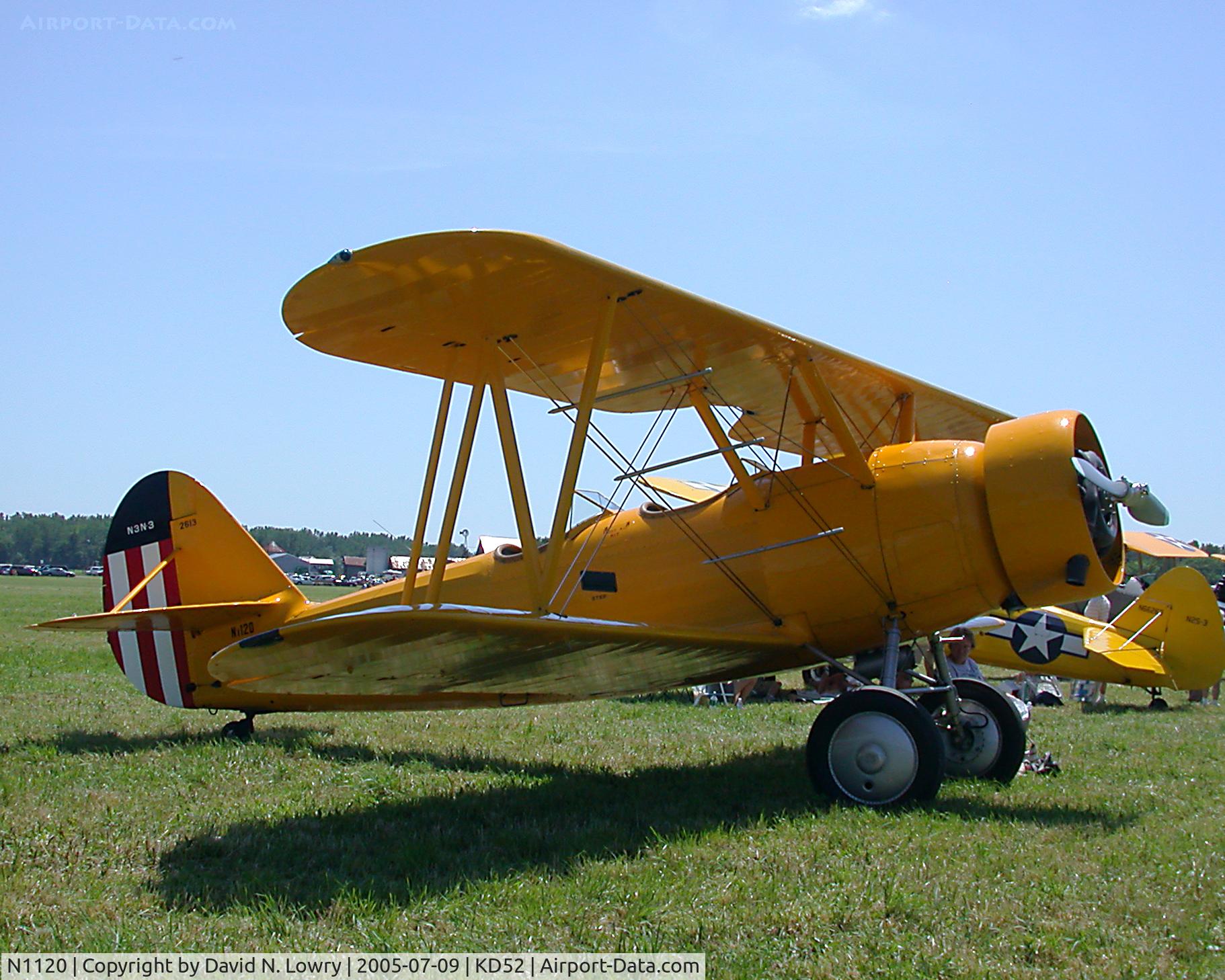 N1120, 1940 Naval Aircraft Factory N3N-3 C/N 2613, N1120 at KD52