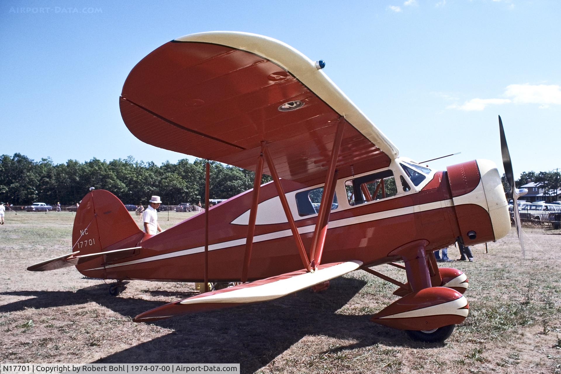 N17701, 1937 Waco ZKS-7 C/N 4617, Waco ZKS-7