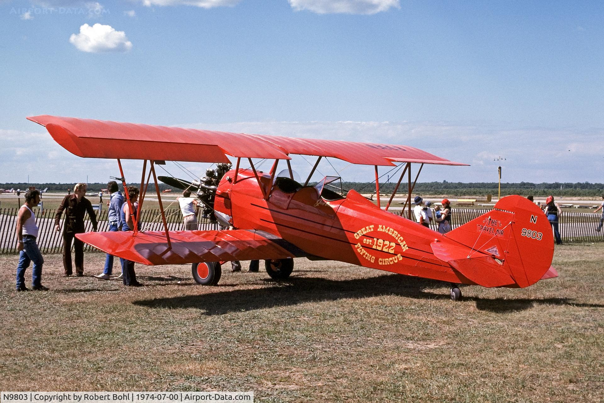 N9803, 1929 Curtiss-Wright Travel Air 4000 C/N 958, Travel Air 4000