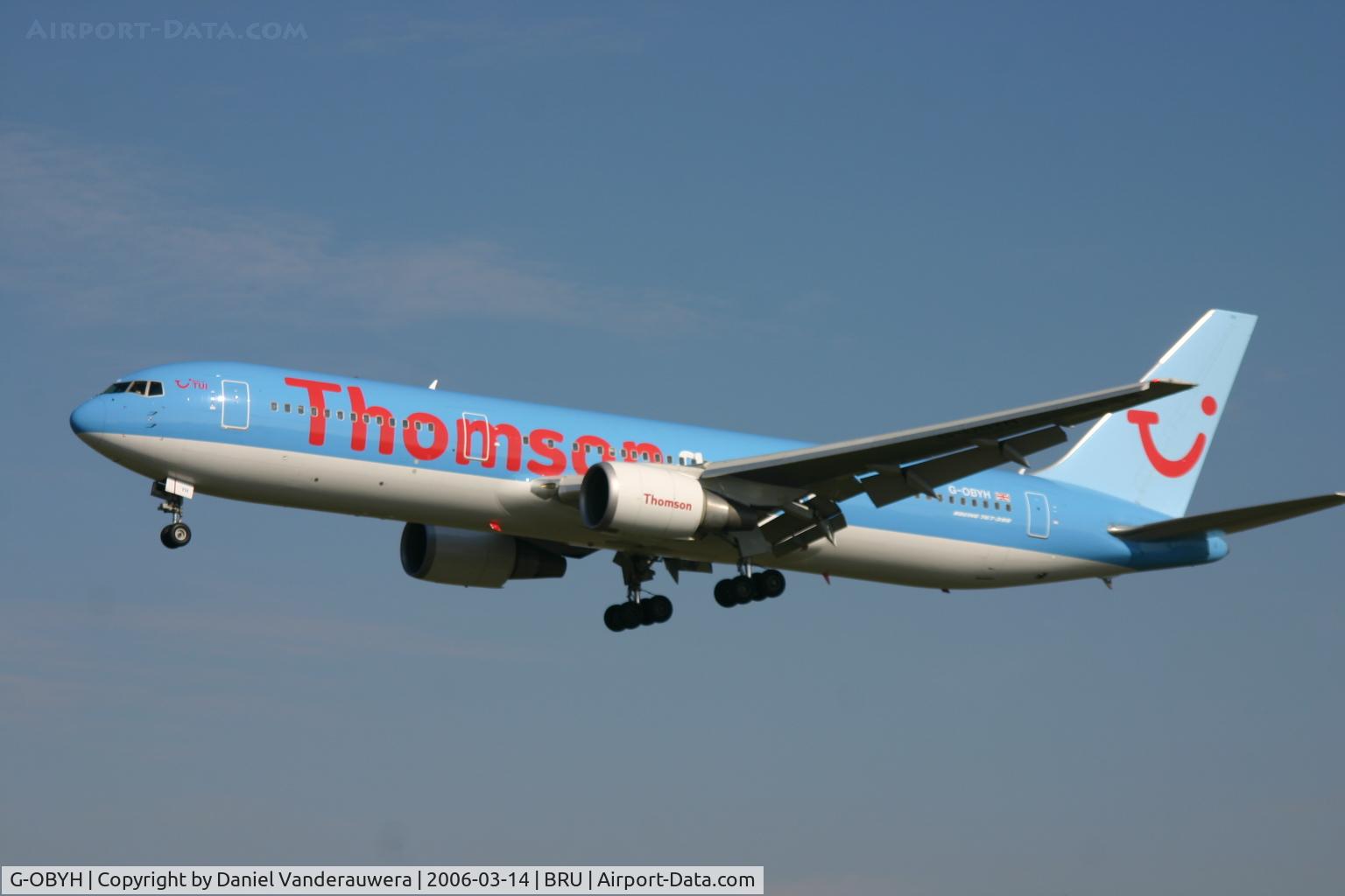 G-OBYH, 1999 Boeing 767-304/ER C/N 28883, for Jetairfly.be