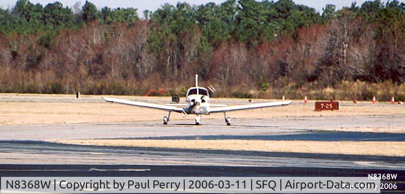 N8368W, 1965 Piper PA-28-180 C/N 28-2565, The low-vis Piper, fresh from flight