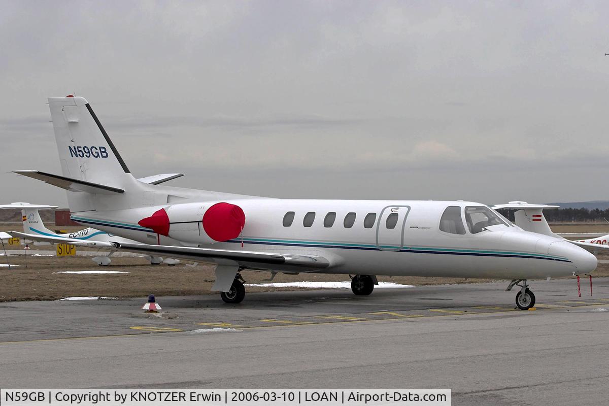 N59GB, 1982 Cessna 551 C/N 551-0060, a really rare visitor in Austria