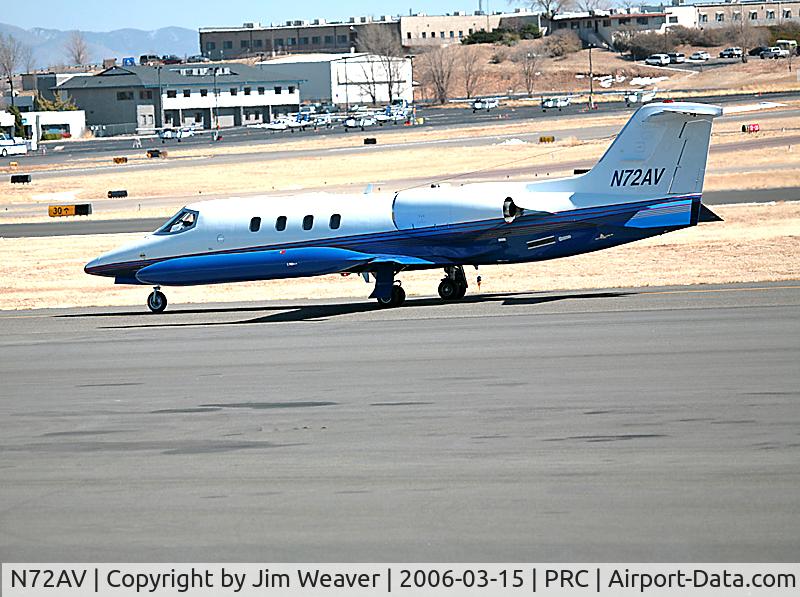 N72AV, 1978 Gates Learjet 36A C/N 040, Photographed at Prescott, AZ