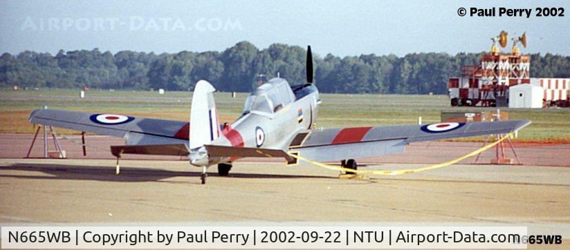 N665WB, 1955 De Havilland DHC-1 Chipmunk 22A C/N C1/0113, What a surprise! A Chipmunk as you approach the showline