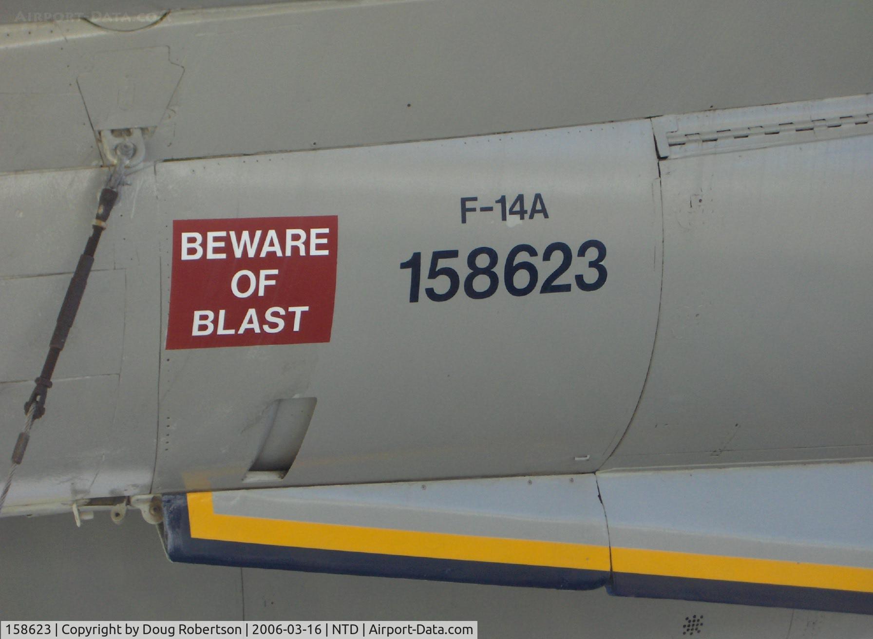158623, 1973 Grumman F-14A Tomcat C/N 24, Grumman F-14A TOMCAT at NTD Missile Park