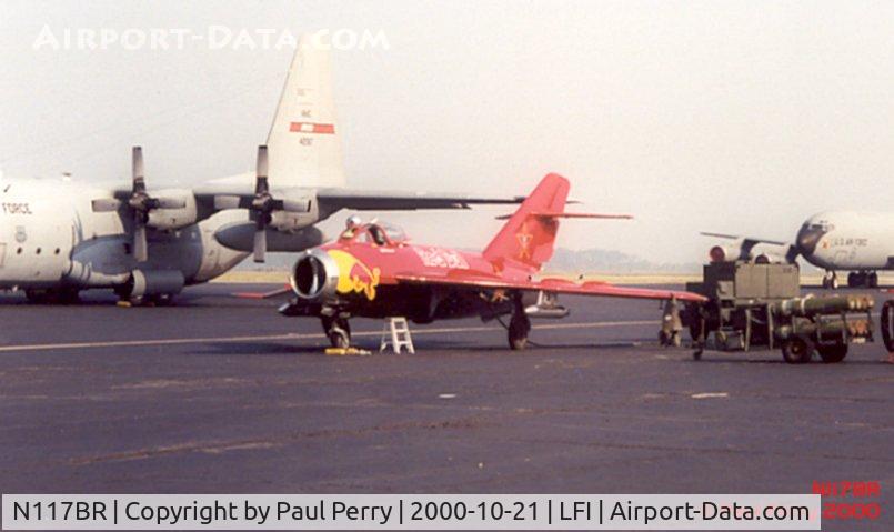 N117BR, 1959 PZL-Mielec Lim-5 (MiG-17F) C/N 1C1529, Mig Magic, sitting on the hot ramp waiting her turn