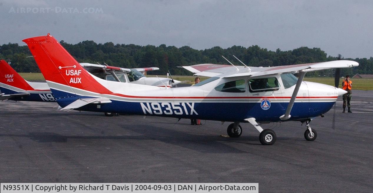 N9351X, 1985 Cessna 182R Skylane C/N 18268499, CAP at Danville Regional Airport  during a training weekend.