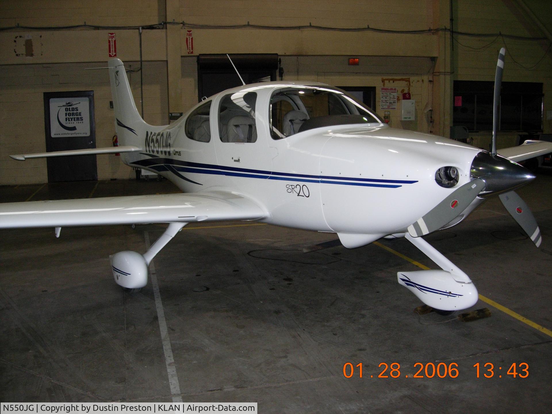 N550JG, 2001 Cirrus SR20 C/N 1161, Cirrus SR20