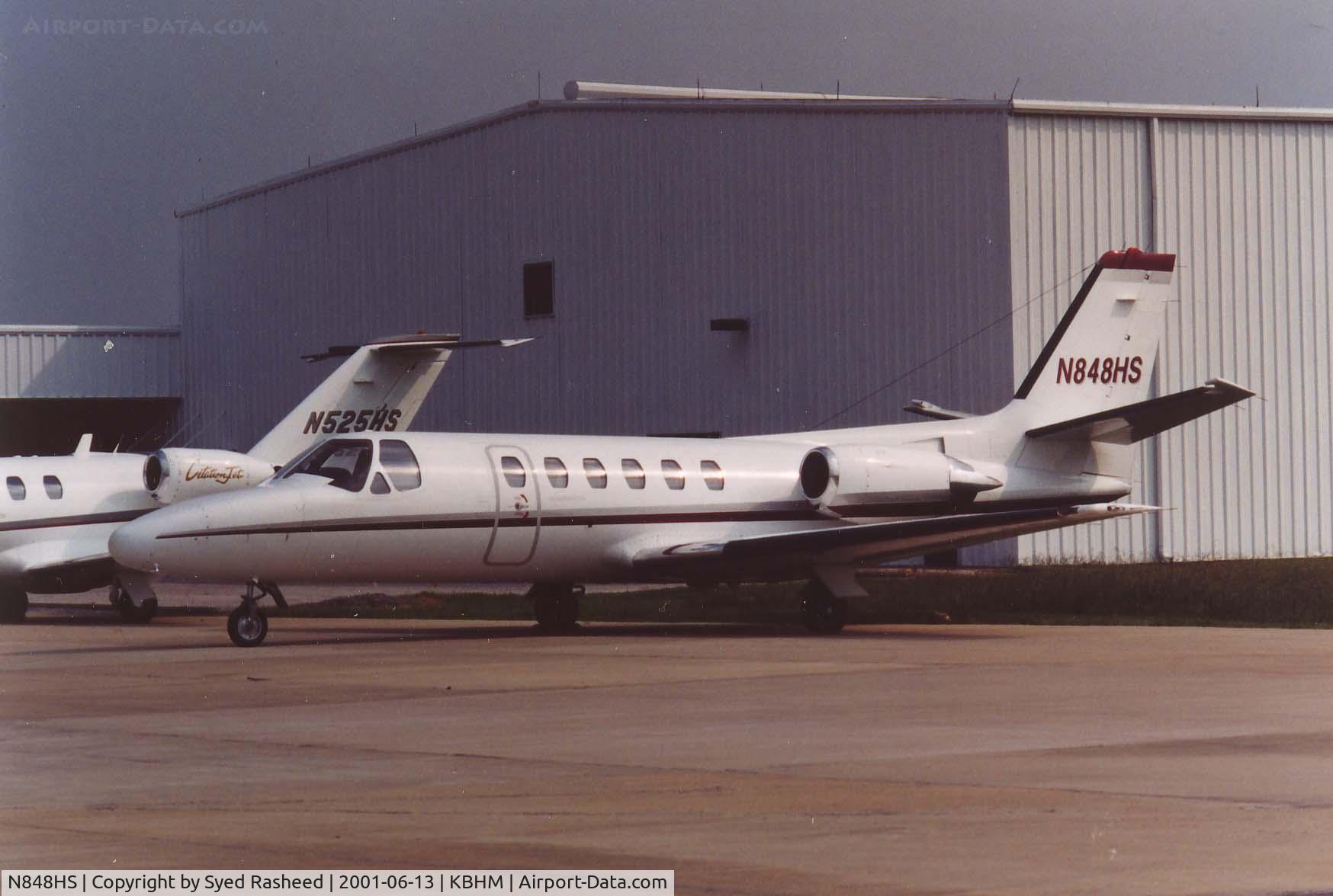 N848HS, 1993 Cessna 550 C/N 550-0720, Cessna Citation - Healthsouth Birmingham