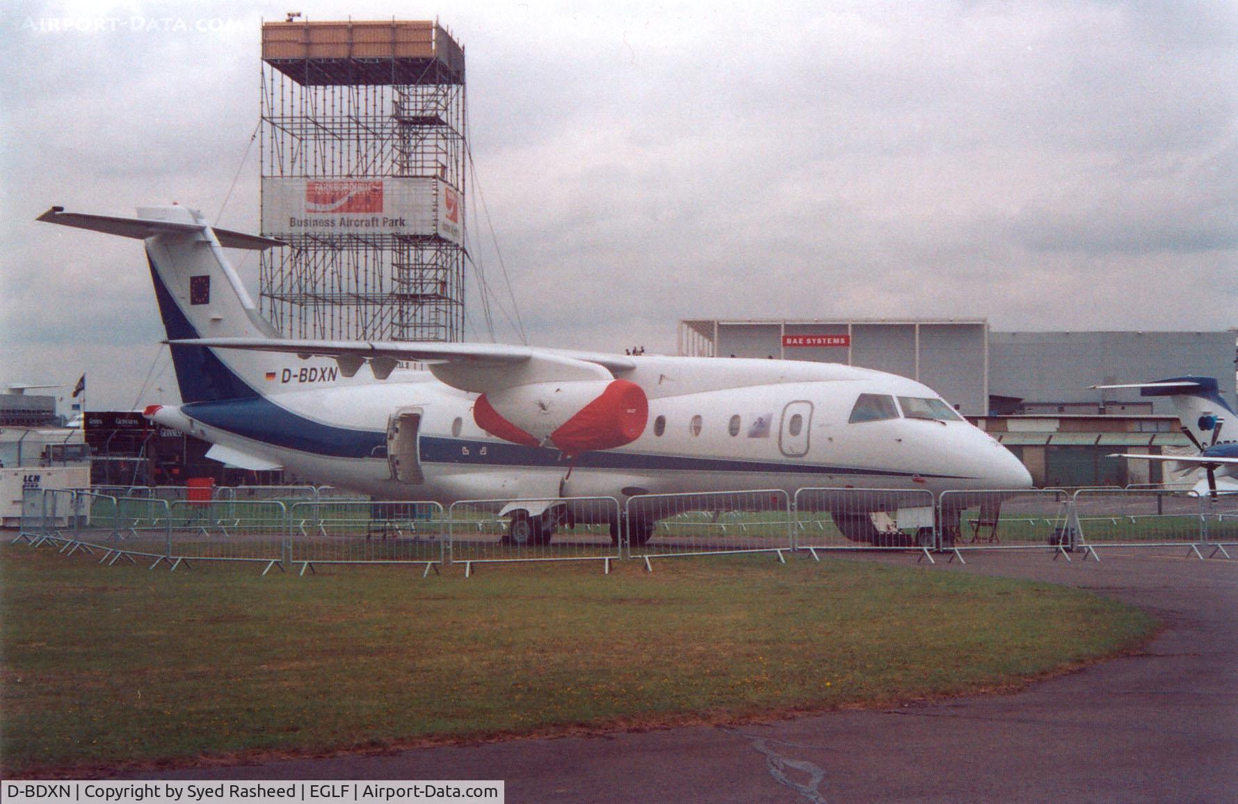 D-BDXN, 2000 Fairchild Dornier 328-300 328JET C/N 3153, Dornier Jet at Farnborogh Air Show