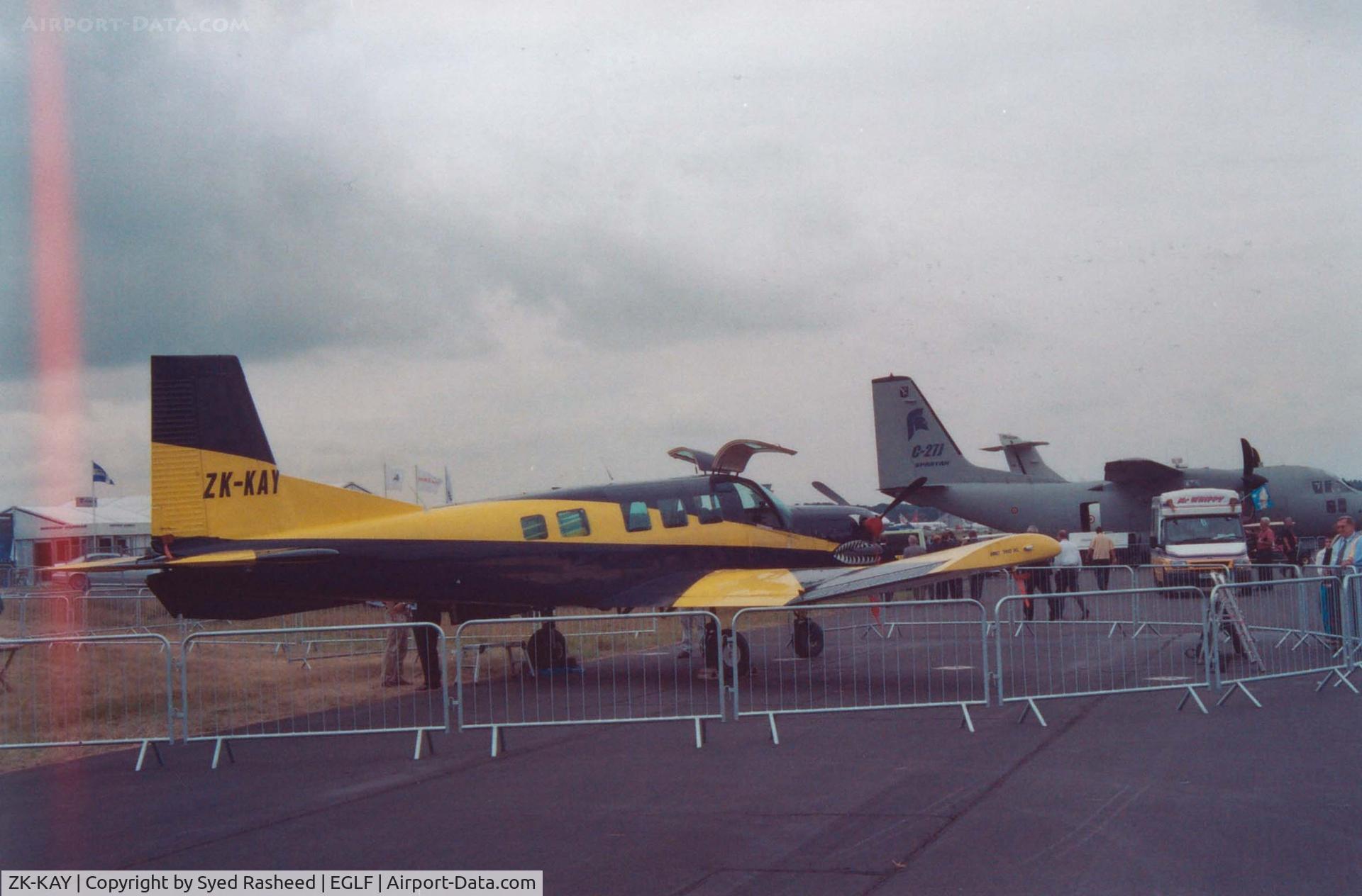 ZK-KAY, Pacific Aerospace 750XL C/N 107, At Farnboorugh Air Show