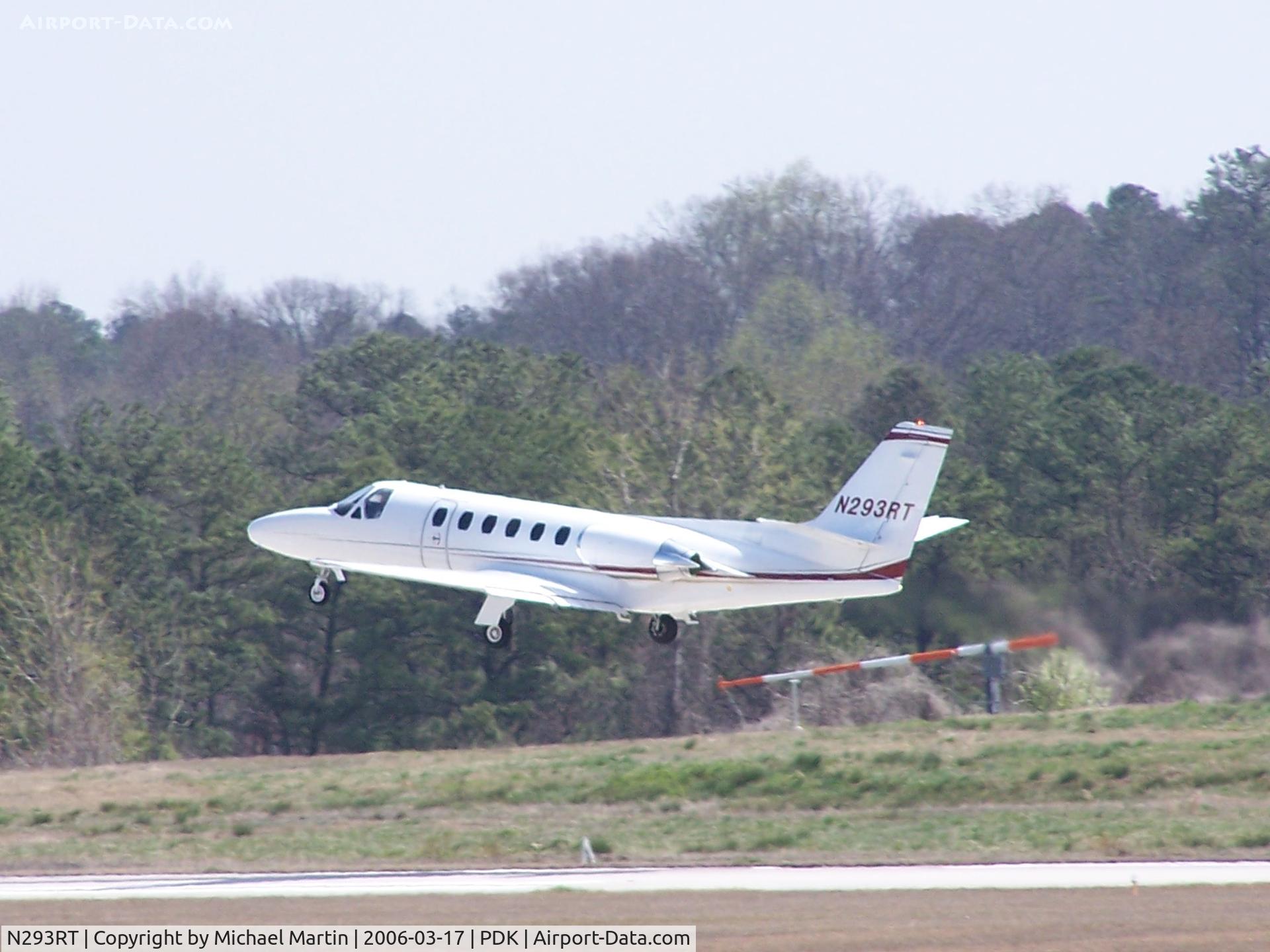 N293RT, 1985 Cessna S550 Citation IIS C/N S550-0023, Departing PDK