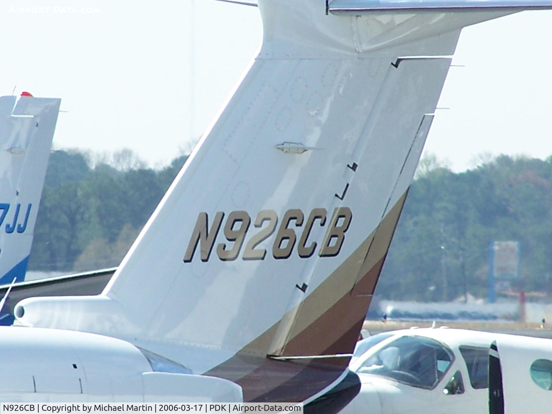 N926CB, 2000 Cessna 650 C/N 650-7114, No mistaking it!