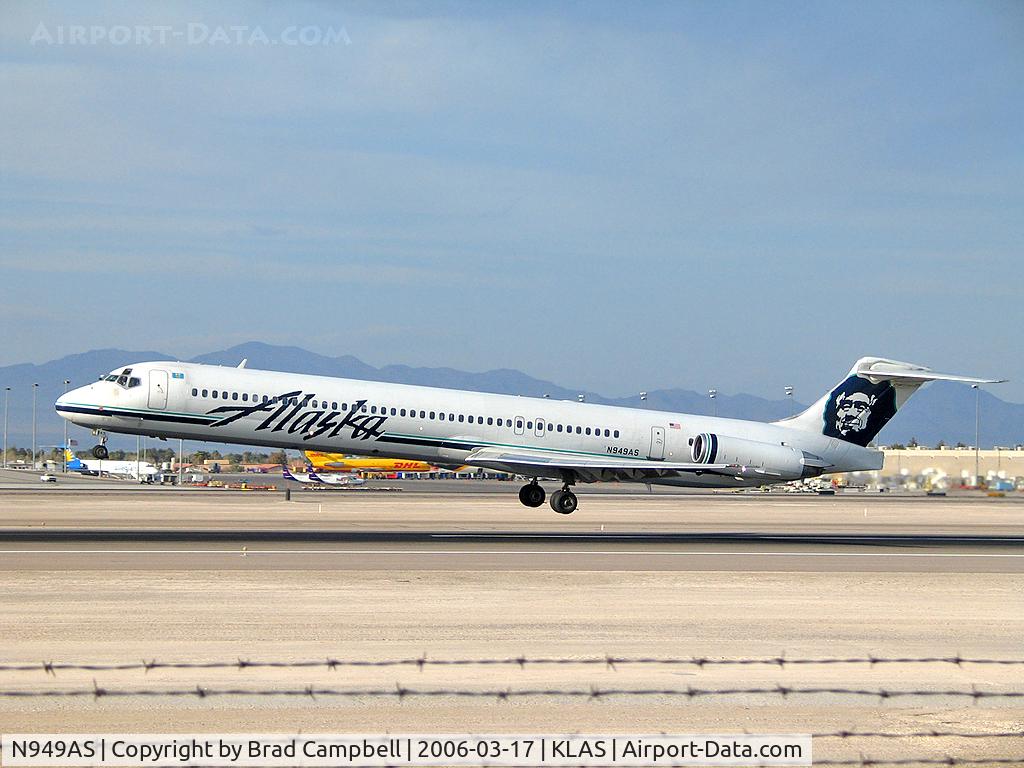 N949AS, 1990 McDonnell Douglas MD-83 (DC-9-83) C/N 53022, Alaska Airlines /  McDonnell Douglas DC-9-83 (MD-83)