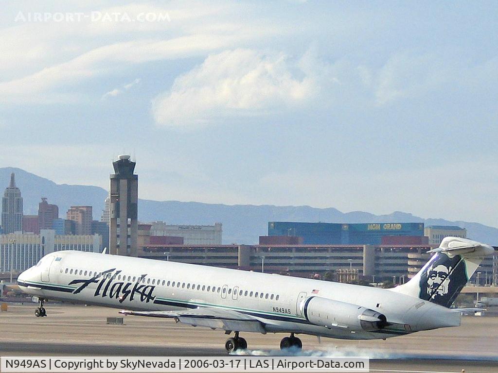 N949AS, 1990 McDonnell Douglas MD-83 (DC-9-83) C/N 53022, Alaska Airlines /  Mcdonnell Douglas DC-9-83(MD-83)