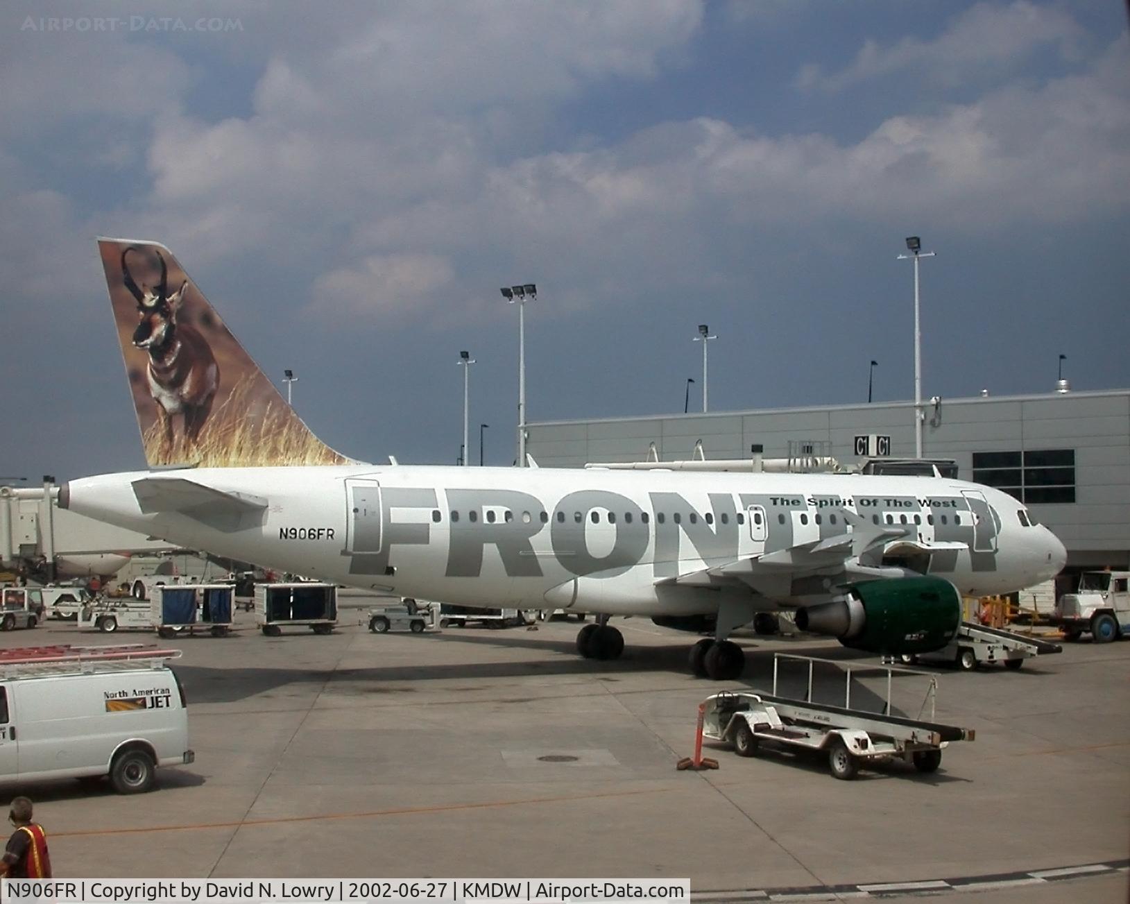 N906FR, 2002 Airbus A319-111 C/N 1684, N906FR KMDW