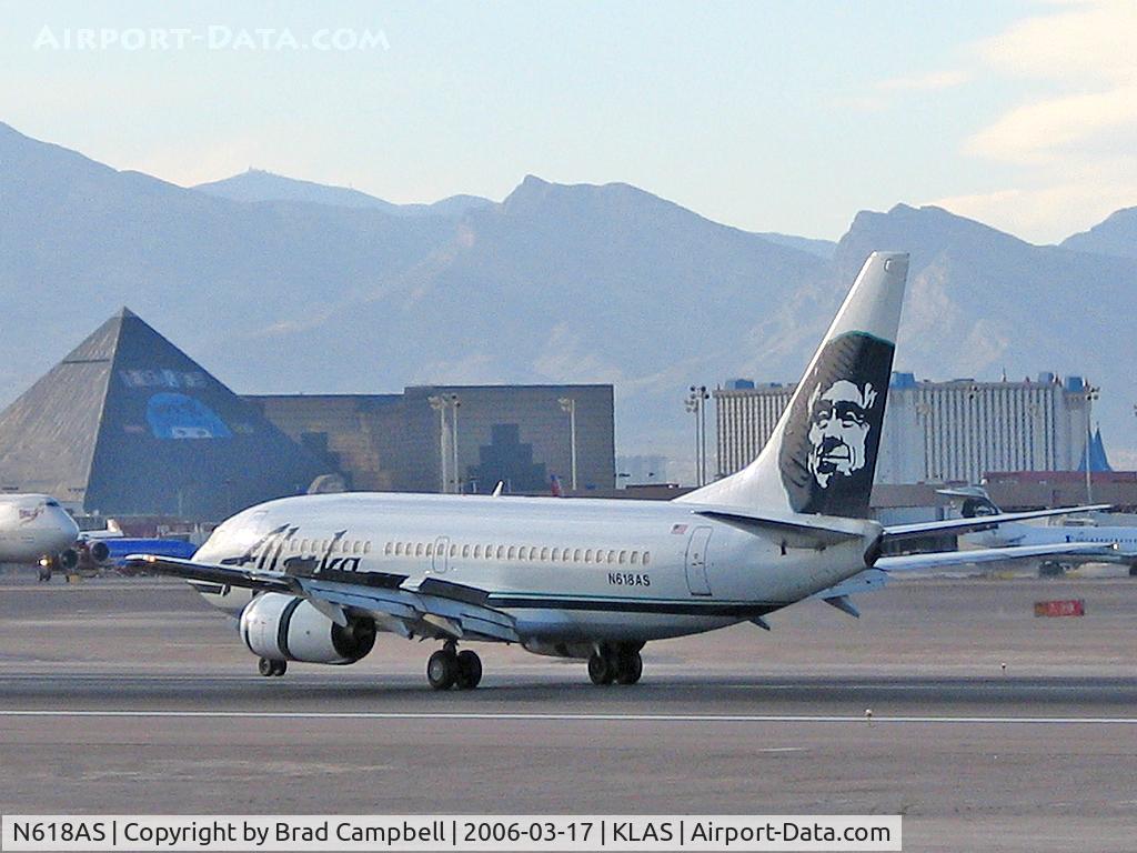 N618AS, 2000 Boeing 737-790 C/N 30543, Alaska Airlines / 2000 Boeing 737-790