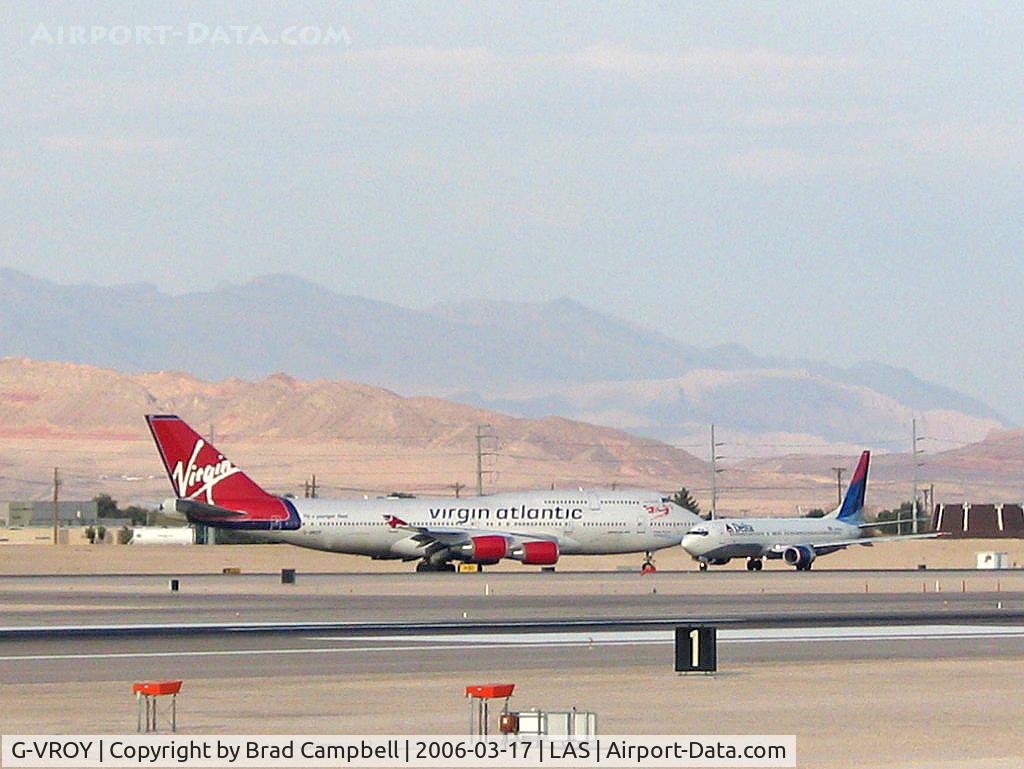 G-VROY, 2001 Boeing 747-443 C/N 32340, Virgin Atlantic (G-VROY) / 2001 Boeing Company BOEING 747-443 / 'Get outta the way kid!'