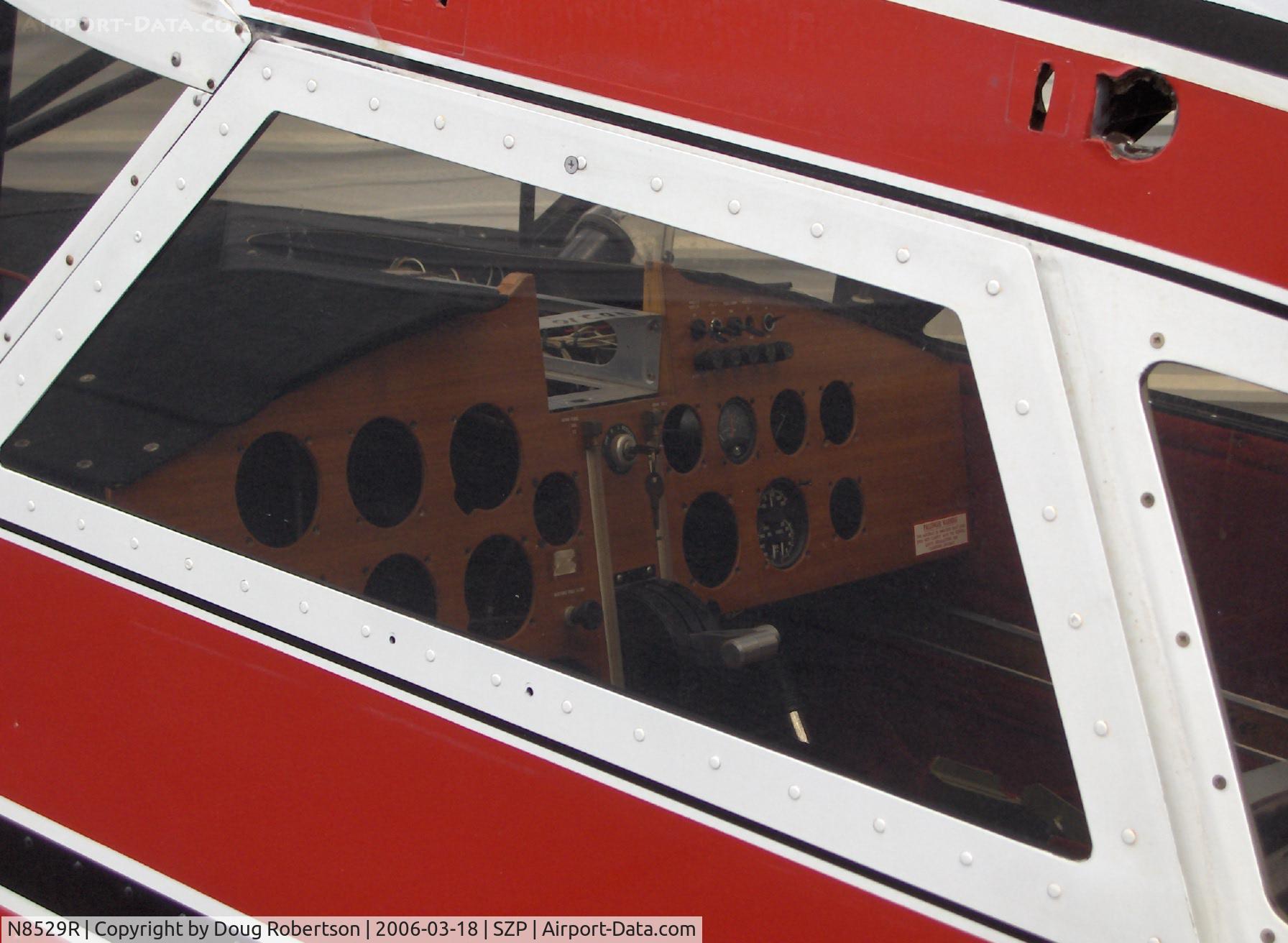 N8529R, Sorrell SNS-7 Hiperbipe C/N 243, 1993 Williamson-Ratley/SORRELL HIPERBIPE SNS-7, near-empty panel in rebuild