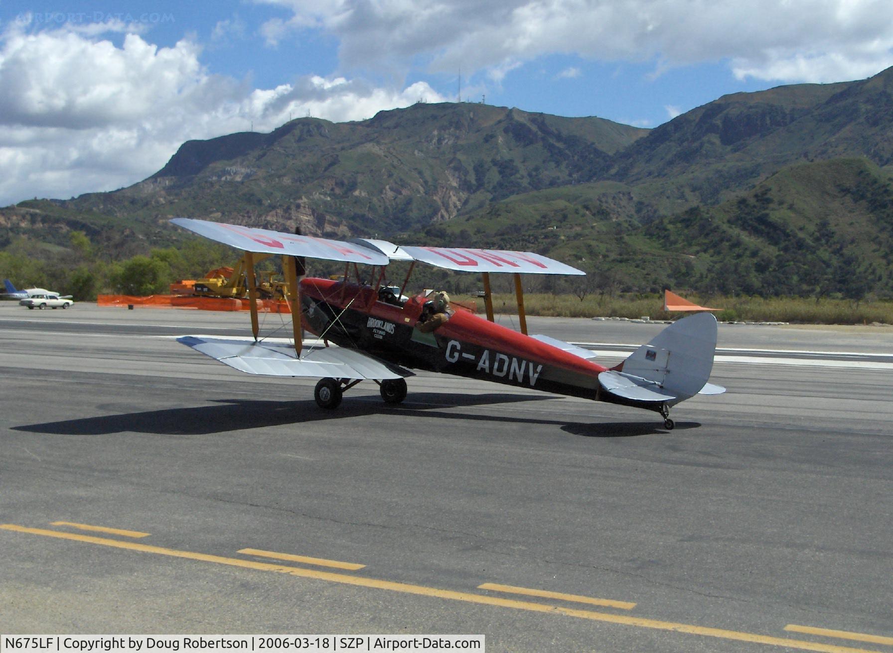 N675LF, 1944 De Havilland DH-82A Tiger Moth II C/N 86572, 1944 DeHavilland TIGER MOTH DH.82A, DH Gipsy Major I 135 hp, taxi to Runway 22