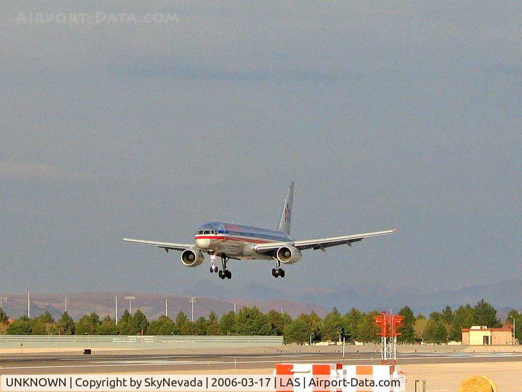 UNKNOWN, Airliners Various C/N Unknown, American Airlines / Those aren't trees at the end of the runway. They are cleaverly designed radio antenae.