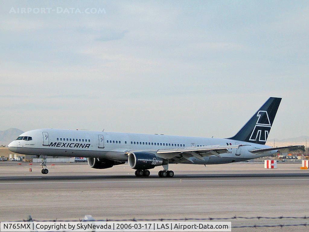 N765MX, 2001 Boeing 757-2Q8 C/N 30044, Mexicana Airlines / Boeing 757-2Q8