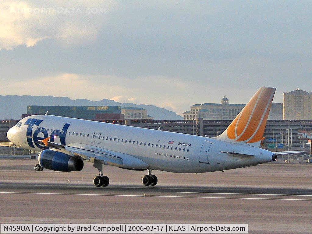 N459UA, 2000 Airbus A320-232 C/N 1192, Ted Airlines /  Airbus A320-232