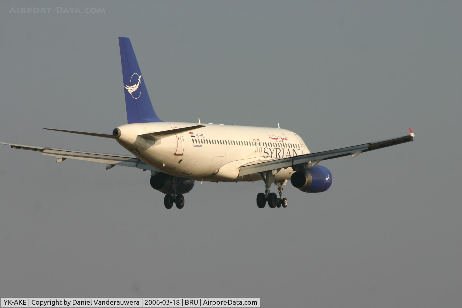 YK-AKE, 1999 Airbus A320-232 C/N 1085, short to land on rnw 02