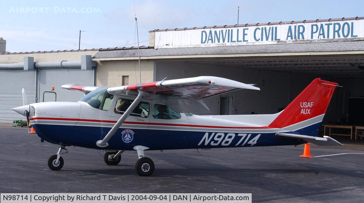 N98714, 1984 Cessna 172Q Cutlass C/N 17276338, CAP HQ at  Danville Regional Airport  Danville Va.