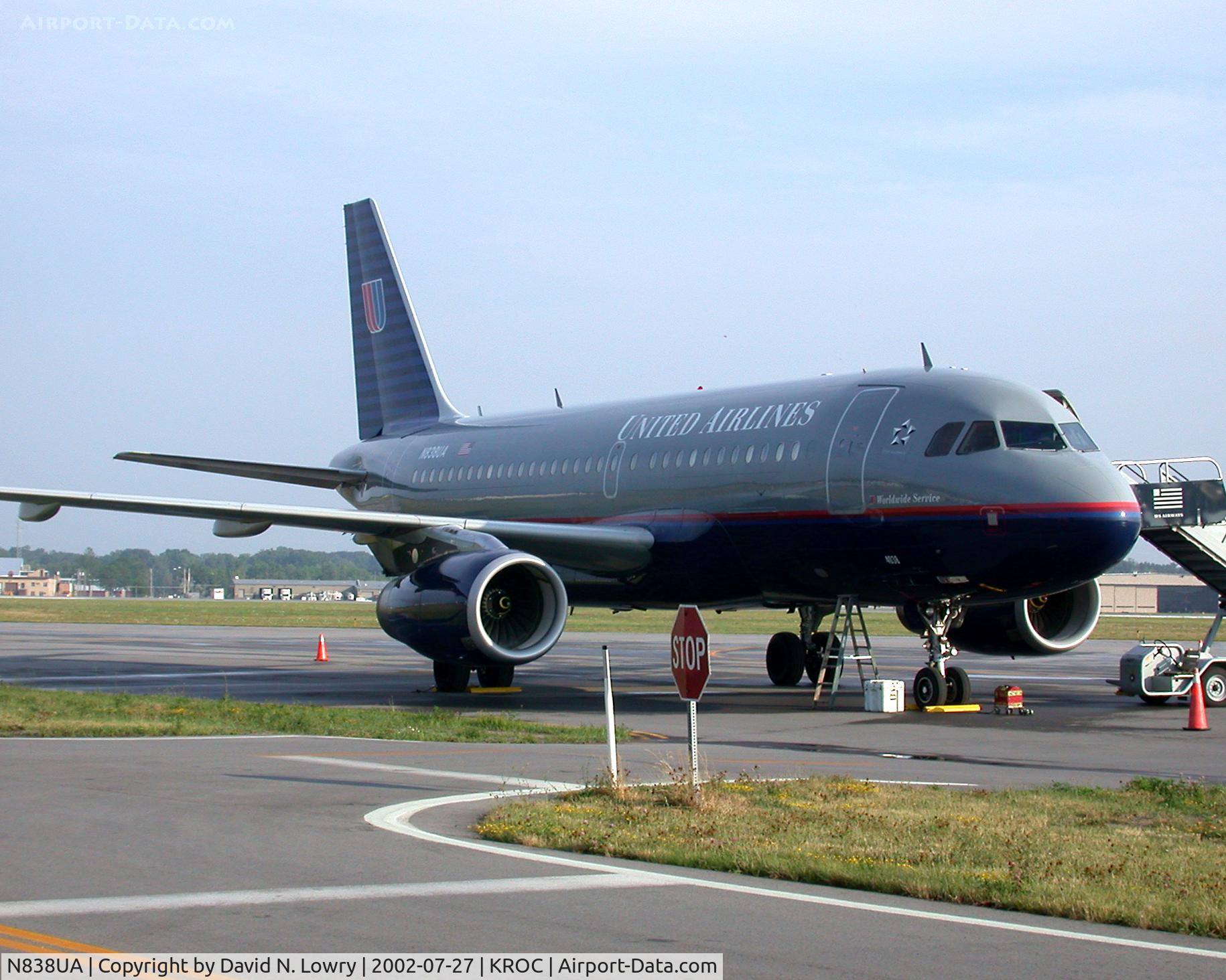 N838UA, 2001 Airbus A319-131 C/N 1477, N838UA KROC.