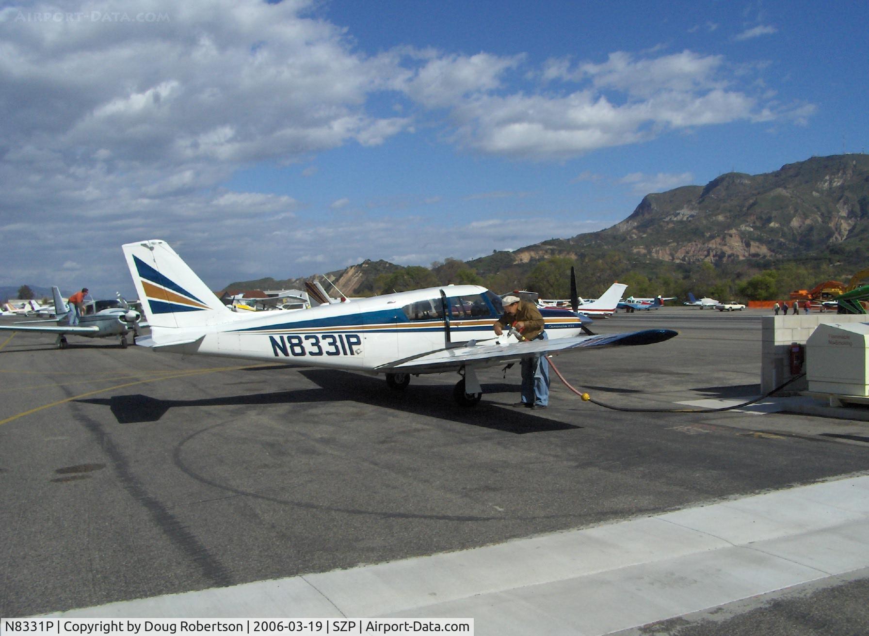 N8331P, 1963 Piper PA-24-250 Comanche C/N 24-3584, 1963 Piper PA-24-250 COMANCHE, Lycoming O-540-E 250 Hp, refueling