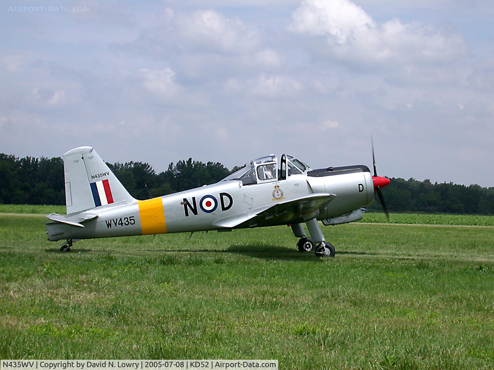N435WV, 1956 Percival P-56 Provost T1 C/N PAC/F/423, N435WV KD52.