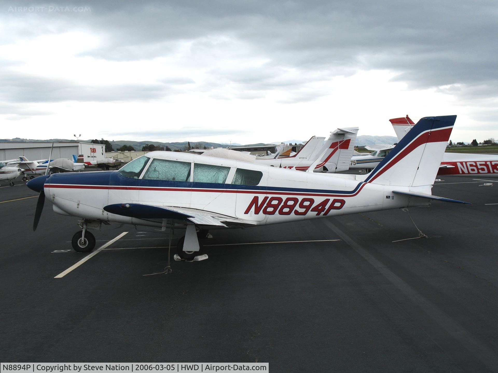 N8894P, 1965 Piper PA-24-260 C/N 24-4347, 1965 Piper PA-24-260 at stormy Hayward Air Terminal, CA