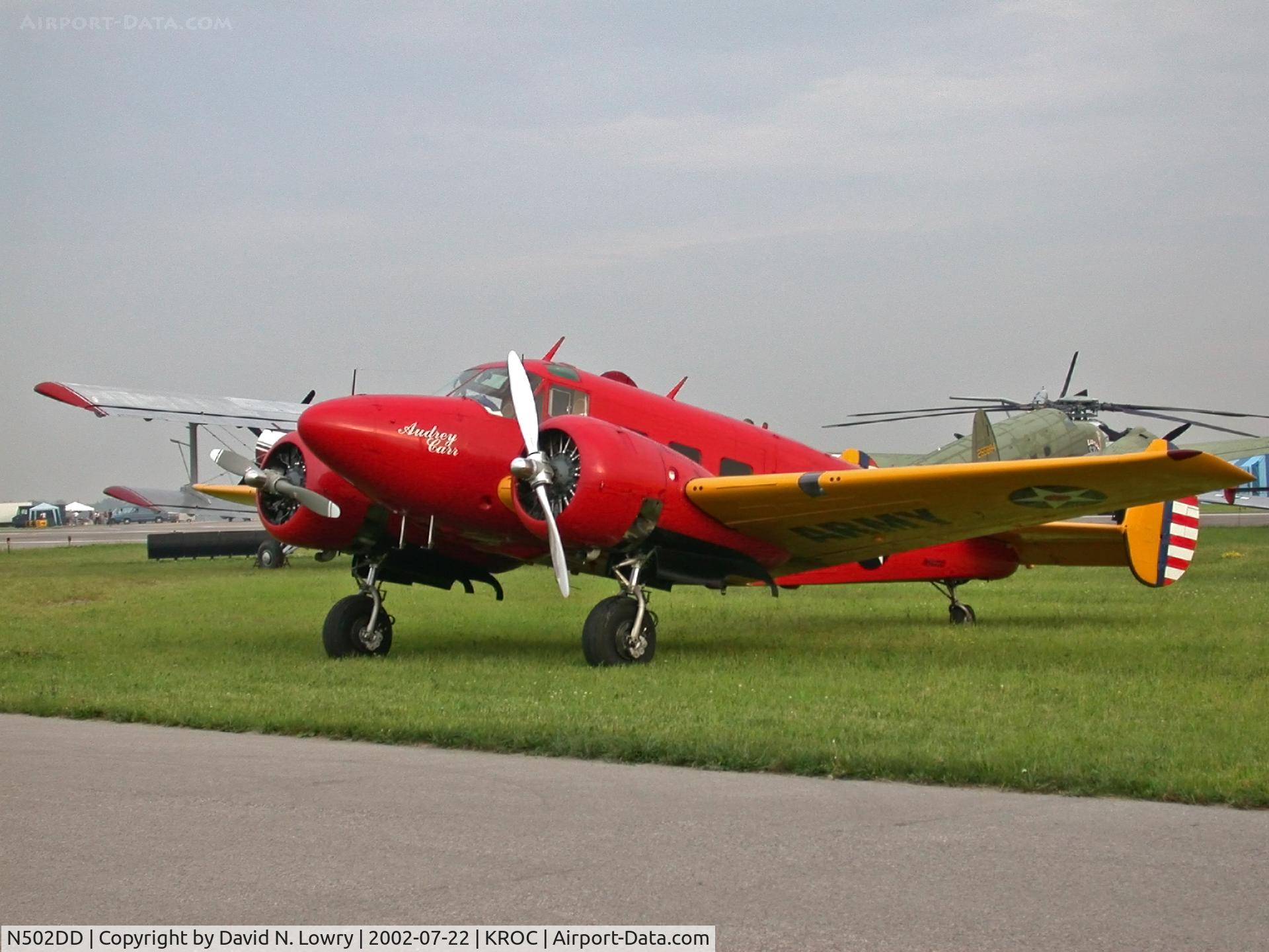 N502DD, 1960 Beech G18S C/N BA-542, N502DD at KROC airshow 2002.