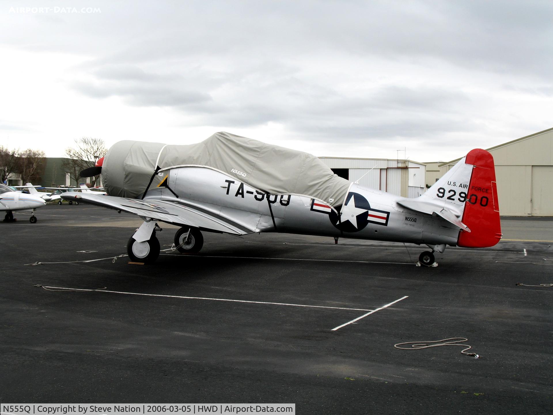 N555Q, 1957 North American AT-6G Texan C/N 197-042, North American AT-6G U.S. Air Force 92900 
