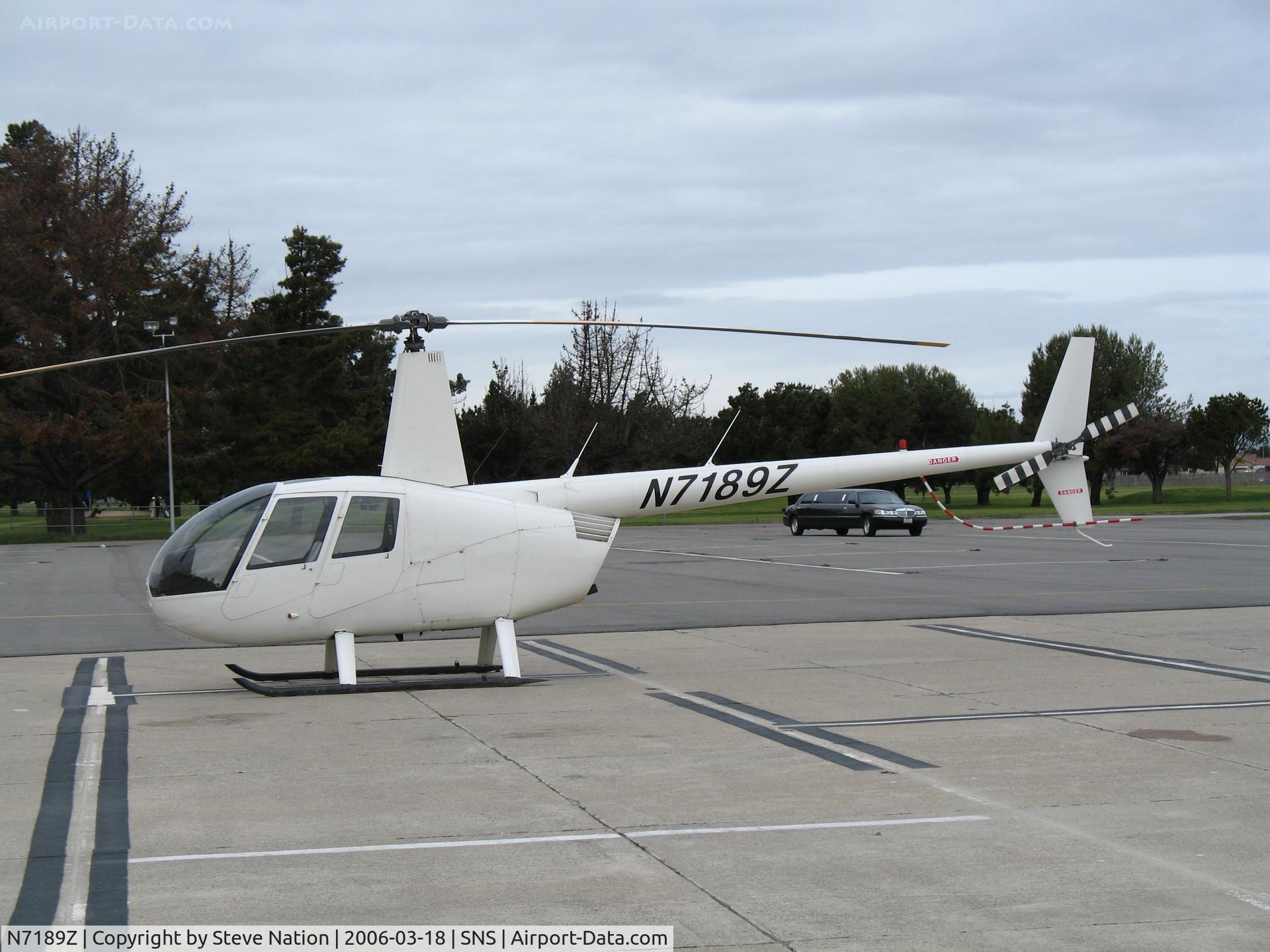 N7189Z, 2000 Robinson R44 C/N 0876, SMD Vineyards 2000 Robinson R44 at Salinas, CA