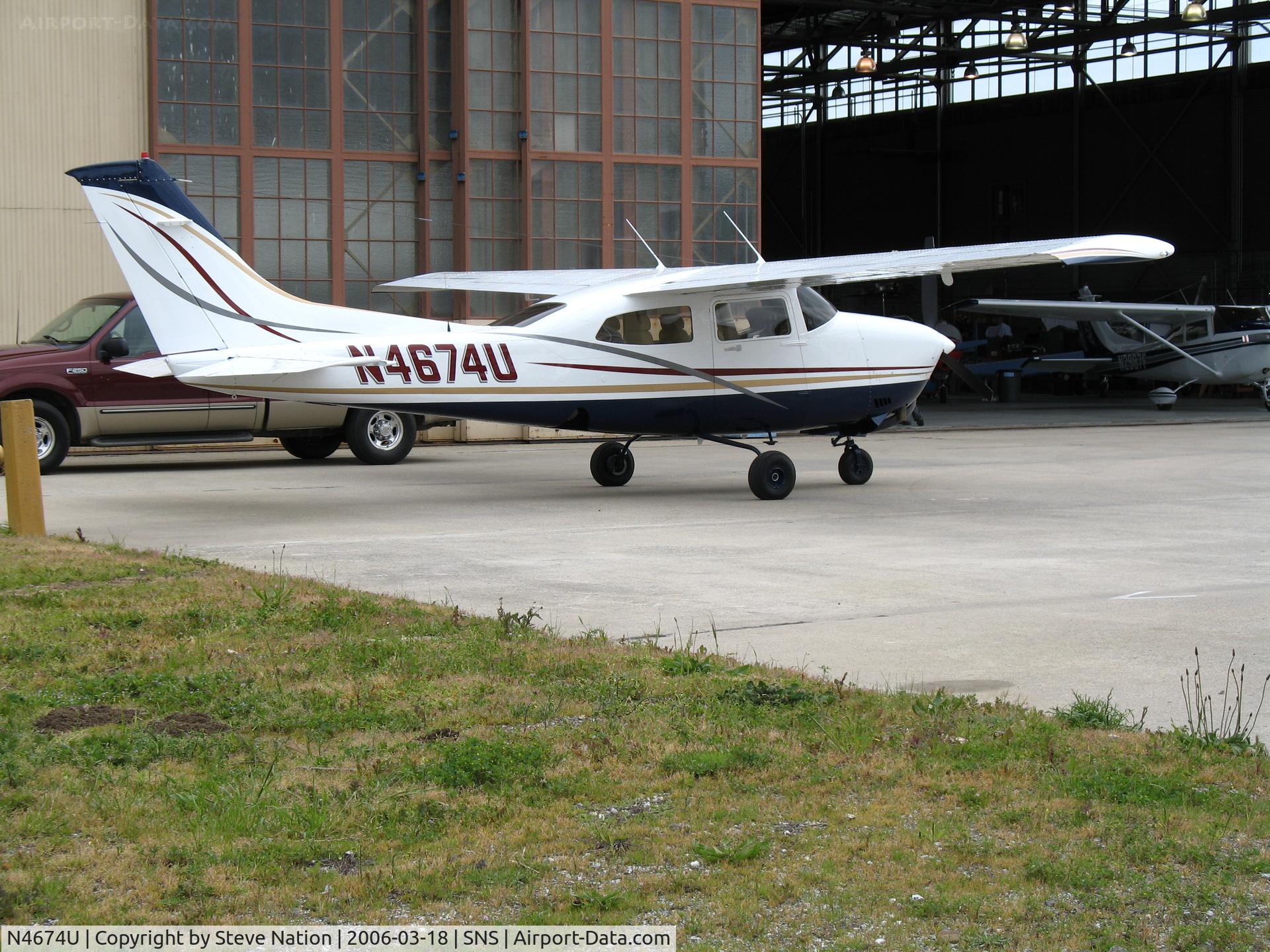 N4674U, 1983 Cessna T210N Turbo Centurion C/N 21064802, 1983 Cessna T210N at Salinas, CA