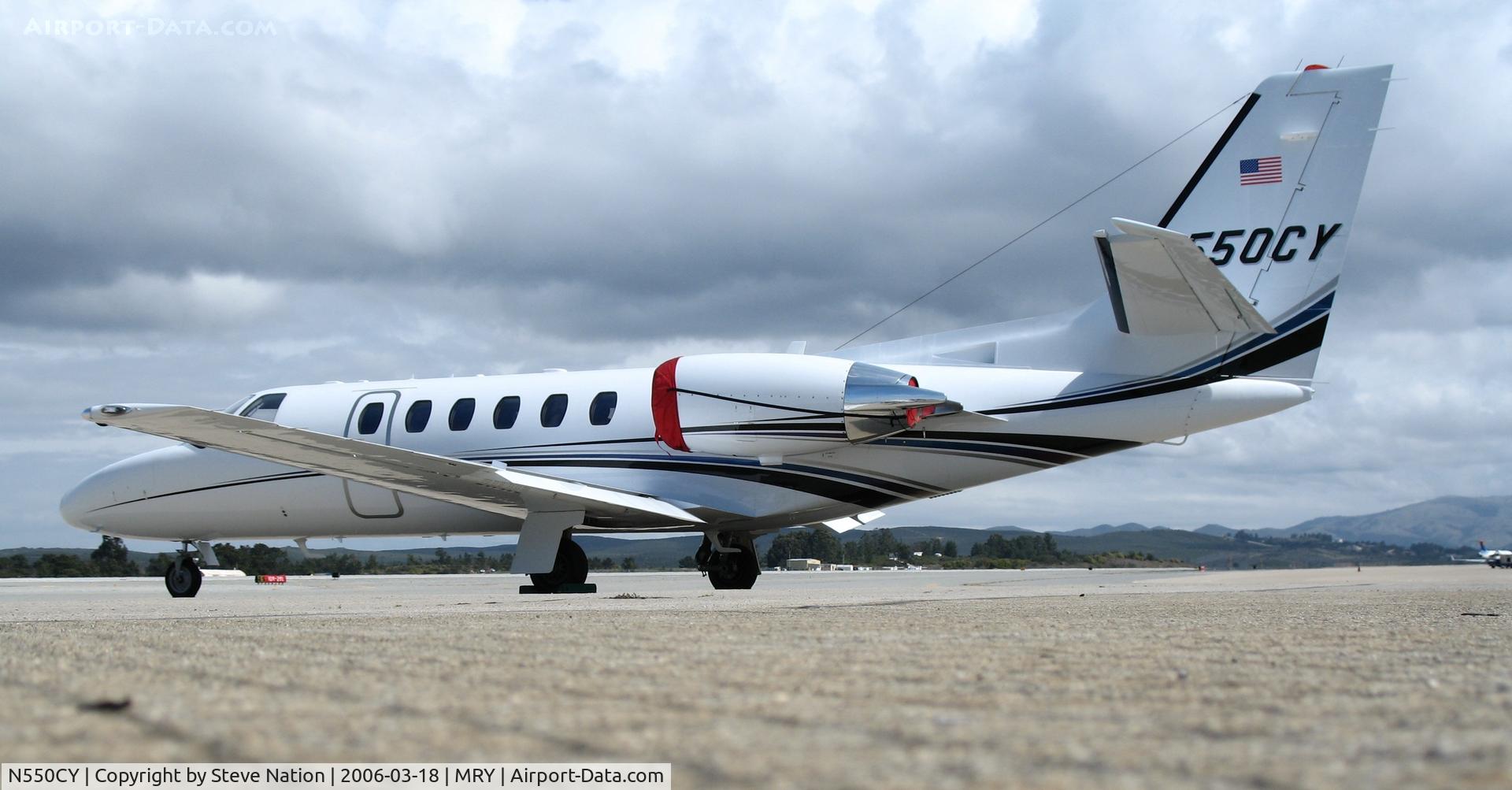 N550CY, 2005 Cessna 550 C/N 550-1118, Resort Gamining Group 2005 Cessna 550 at Monterey Peninsula Airport, CA