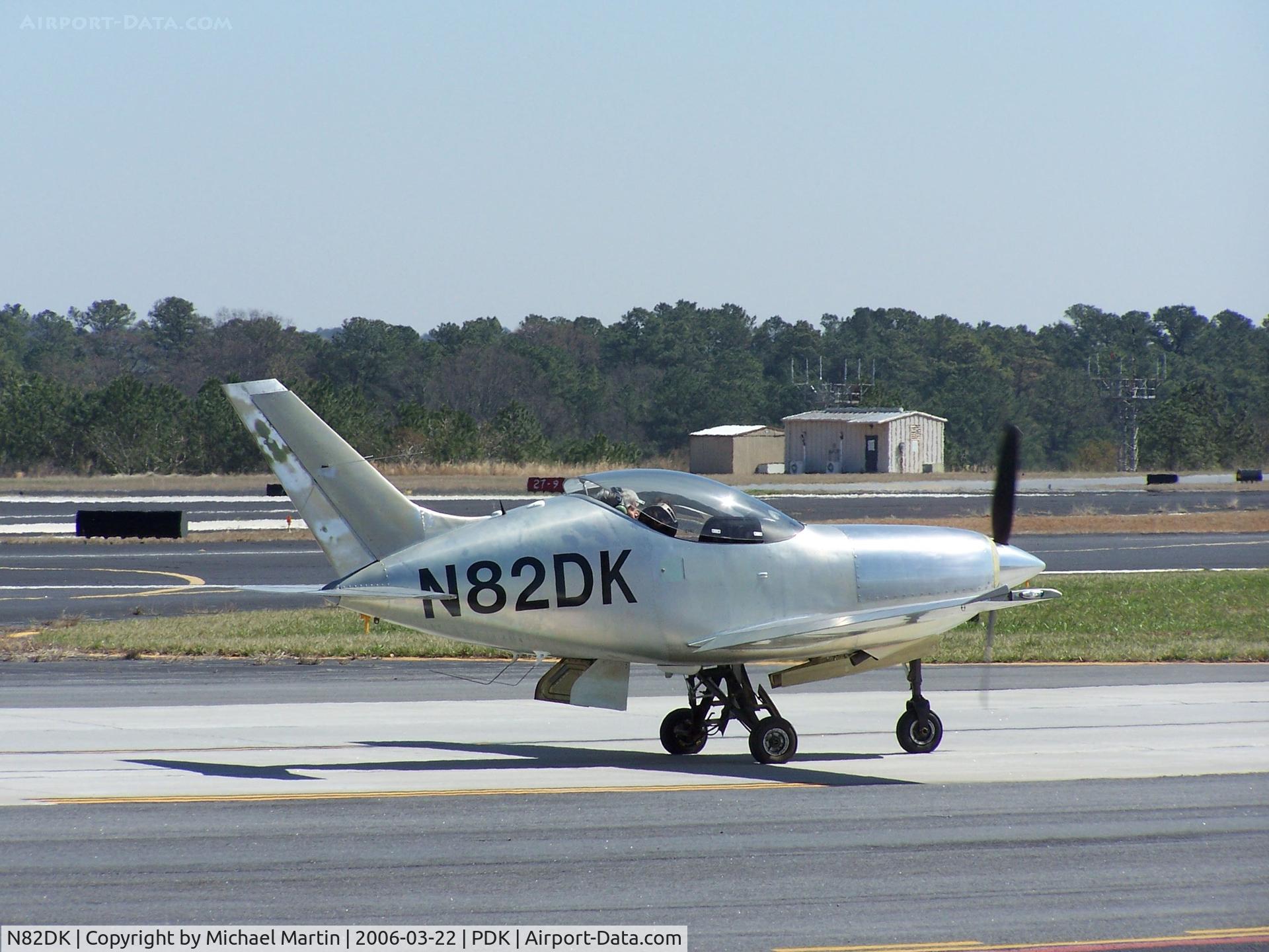 N82DK, 2002 Questair Venture C/N 27, Leaving Atlanta (PDK) for Bennington, VT (DDH).