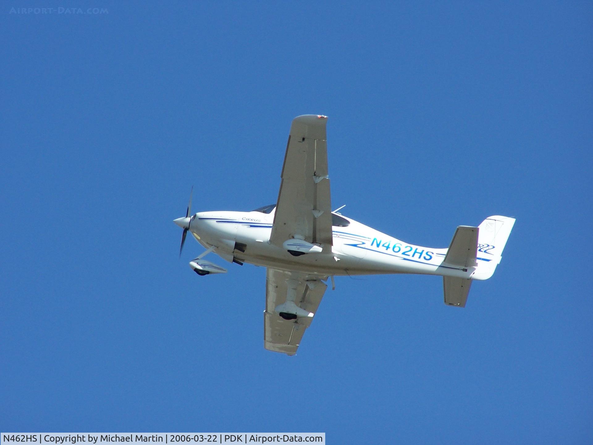 N462HS, 2003 Cirrus SR22 C/N 0775, Departing PDK on 2L