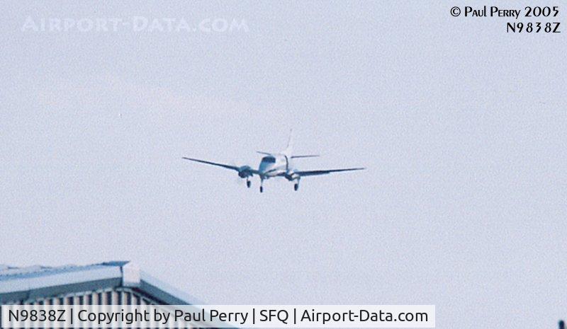 N9838Z, 1969 Beech B90 King Air C/N LJ-435, Sometime in 2005, returning after a skydiving sortie