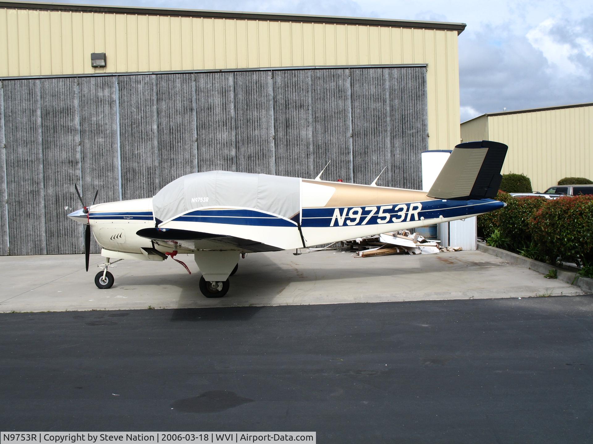 N9753R, 1960 Beech M35 Bonanza C/N D-6241, 1959 Beech M35 at Watsonville, CA