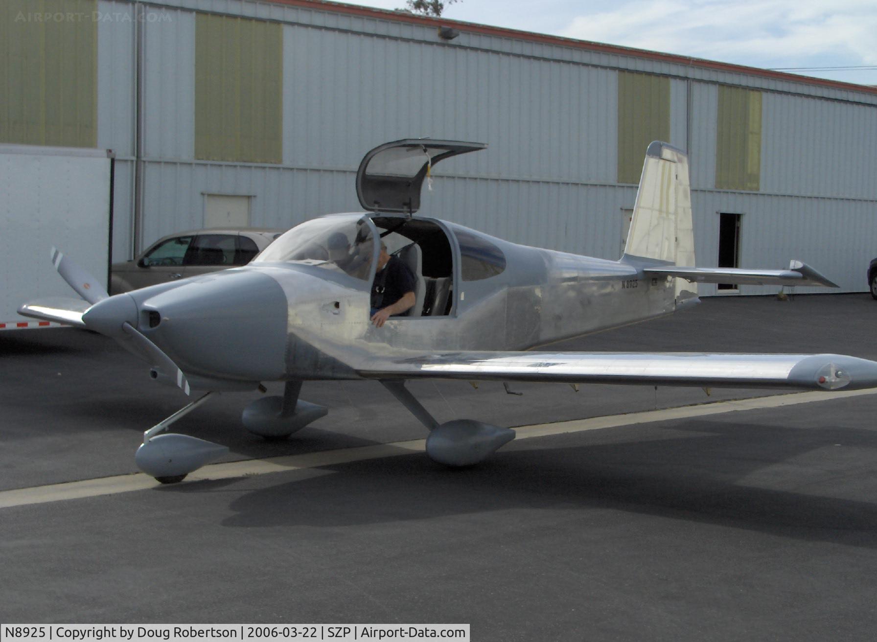 N8925, 2006 Vans RV-10A C/N 003, Lee Tracy Saylor LT3 VAN'S RV-10A 4 place, Lycoming IO-540 300 Hp
