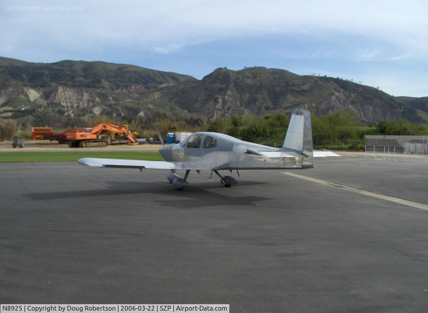 N8925, 2006 Vans RV-10A C/N 003, Lee Tracy Saylor LT3 VAN'S RV-10A 4 place, Ser.003, taxi to Runway 22 for second flight from construction