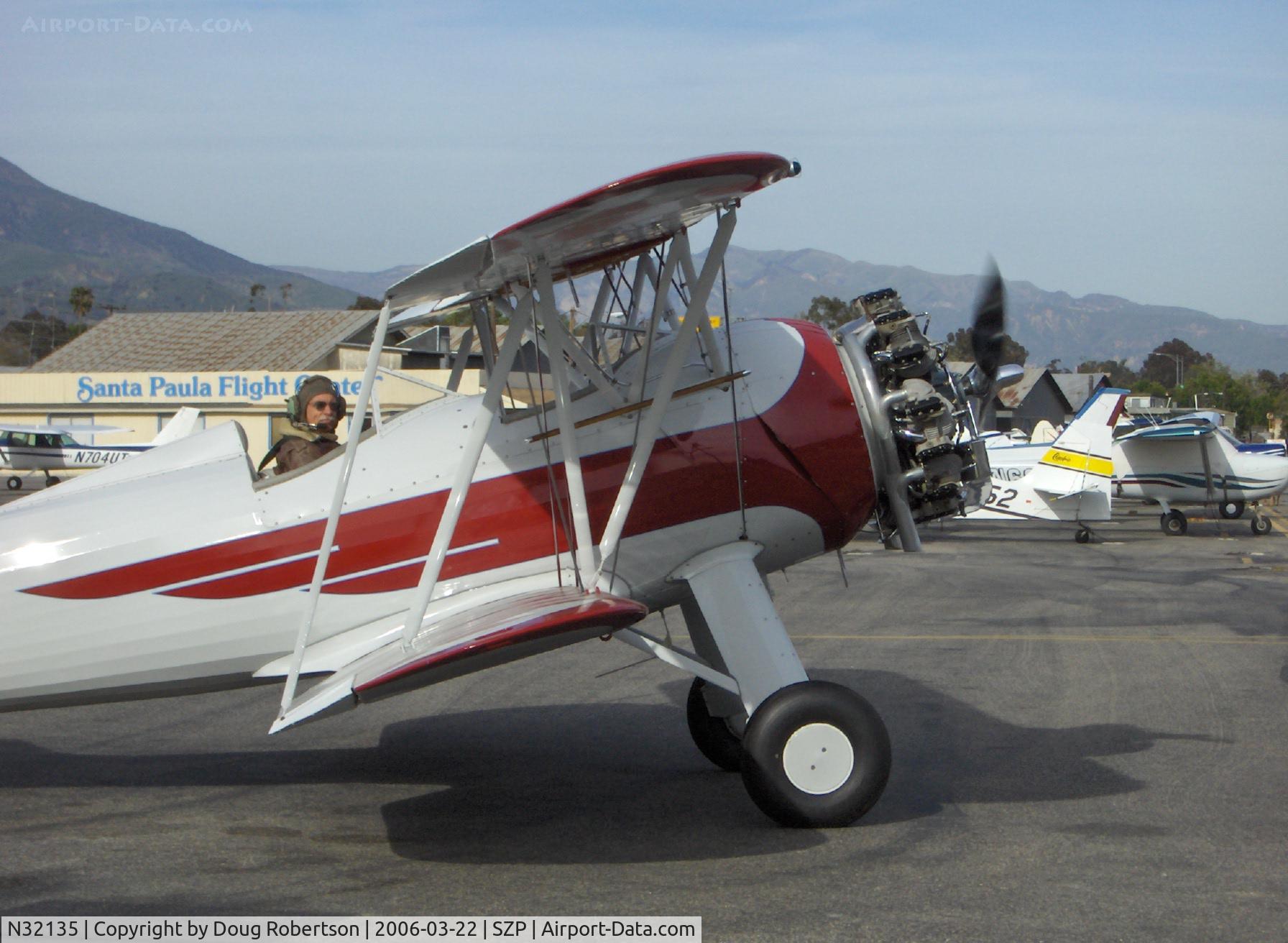 N32135, 1941 Waco UPF-7 C/N 5767, 1941 Waco UPF-7 Continental W670 220 Hp, Gorgeous finish and detailing with chromed prop and spinner, four ailerons, warmup after refueling
