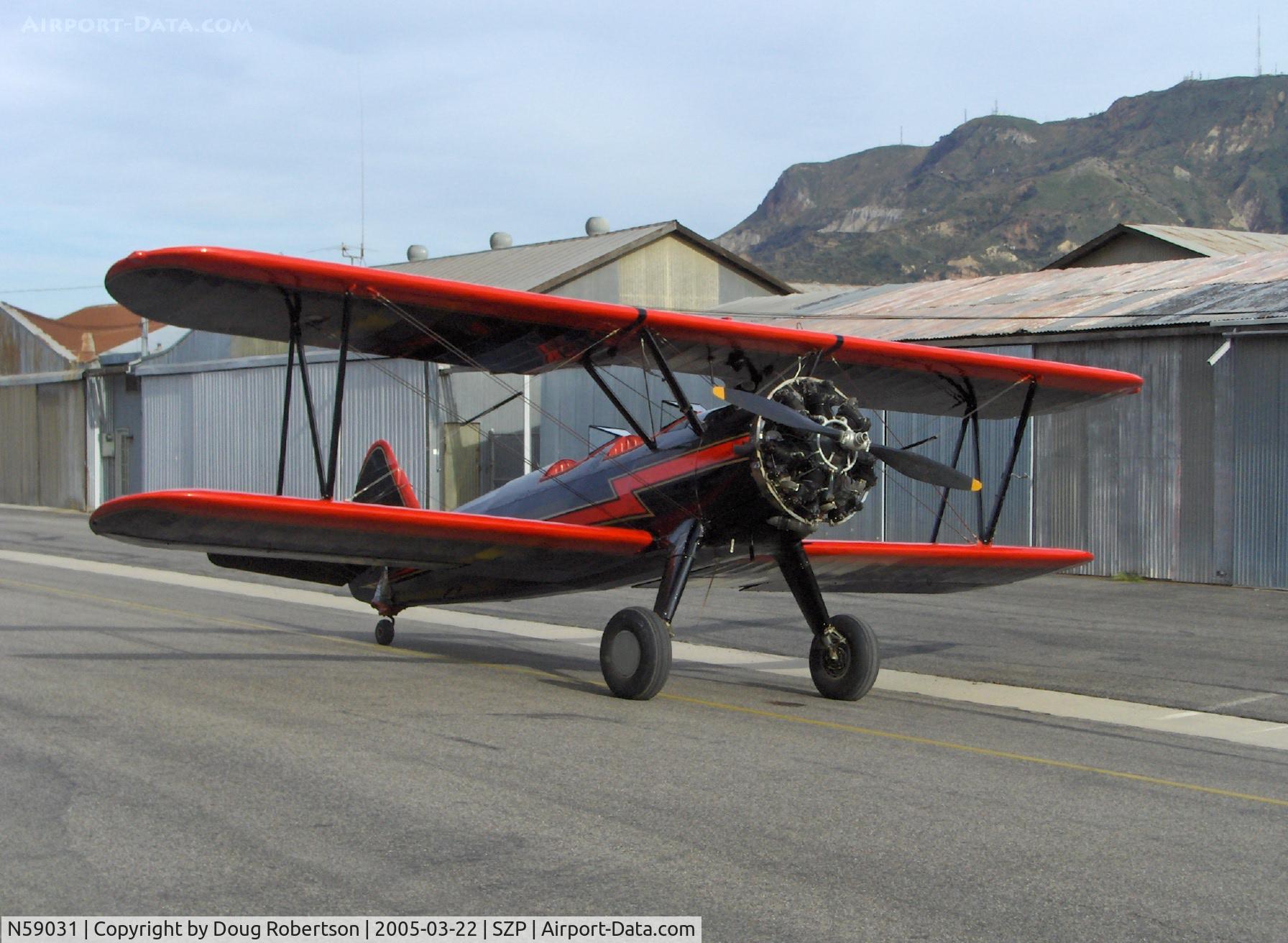 N59031, 1941 Boeing A75N1(PT17) C/N 75-3808, 1941 Boeing-Stearman A75N1, Continental W670 220 Hp