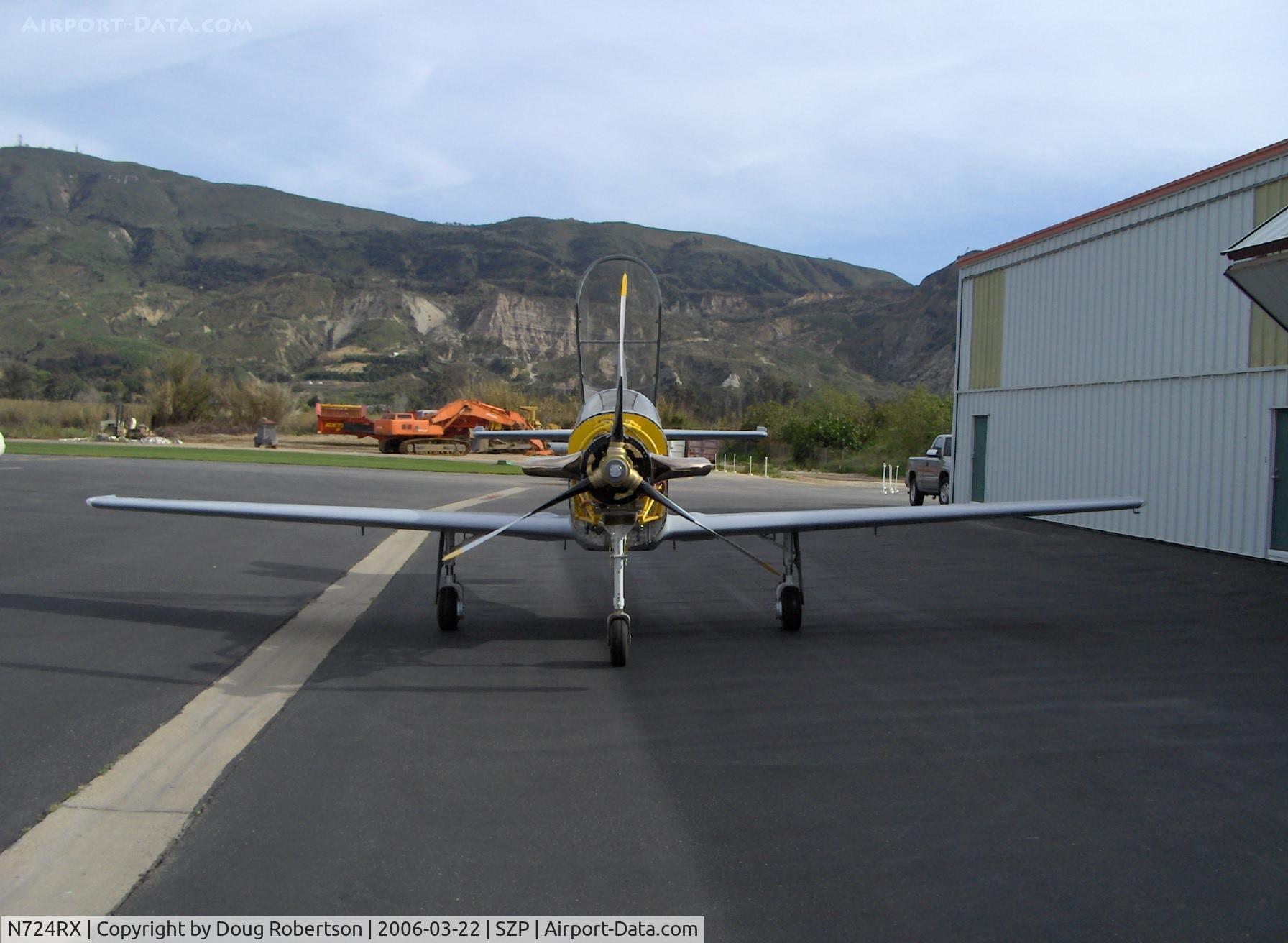 N724RX, 2006 Legend Aircraft Legend C/N 001, Dan Gray SPECIAL TURBINE LEGEND in build, Walter M-601D Turboprop 724 shp, Vne 400 mph, airframe in flight exhibits very low dynamic Q